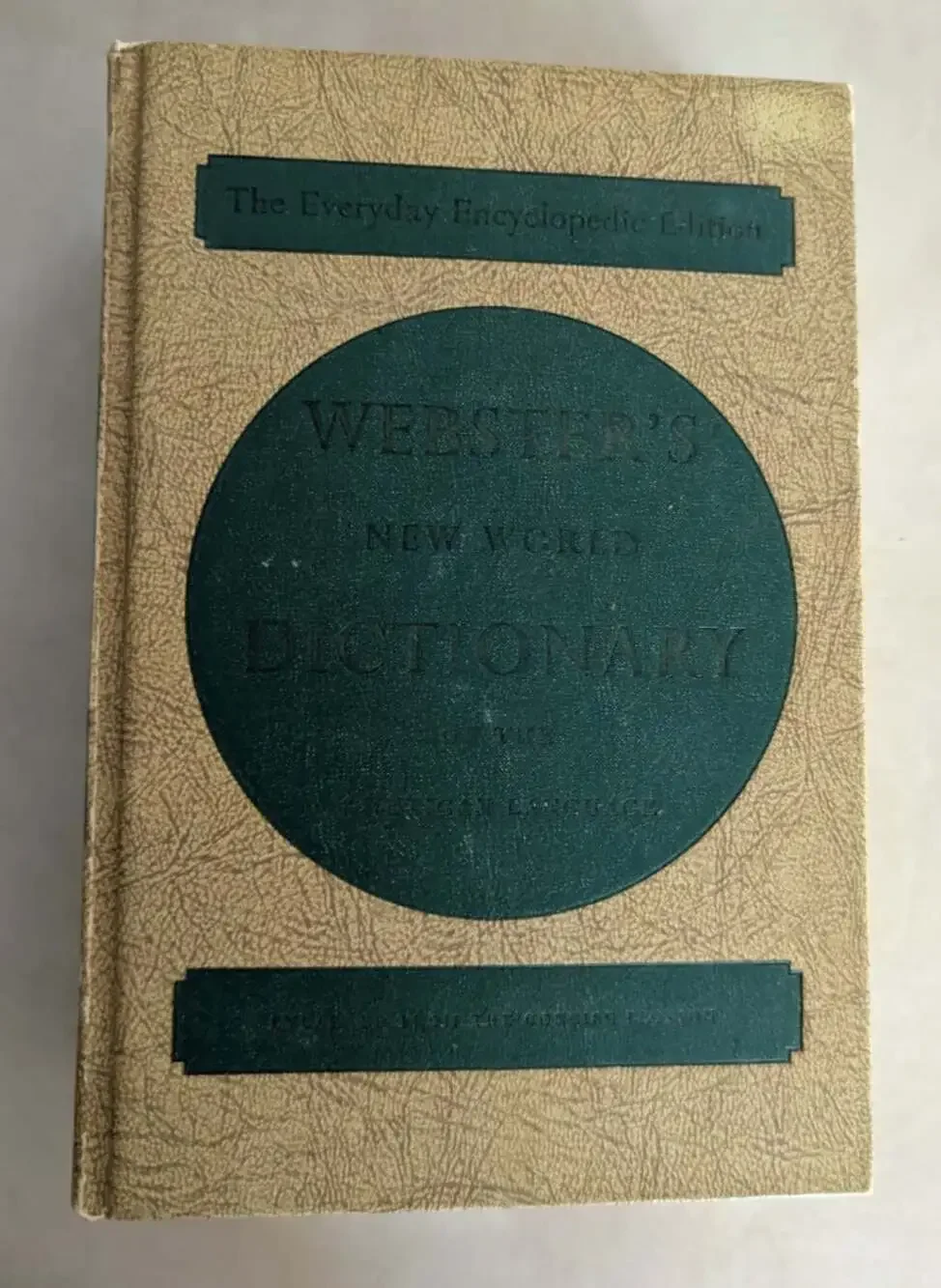 Webster's New World Dictionary of the American Language 1966 Hard Cover